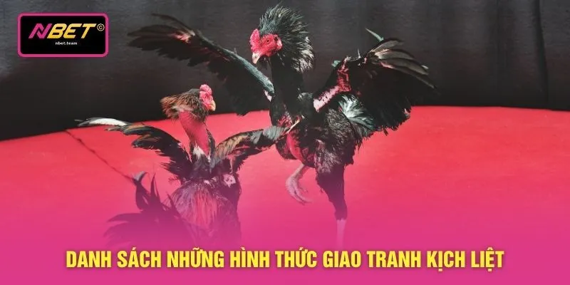 Danh sách những hình thức giao tranh kịch liệt